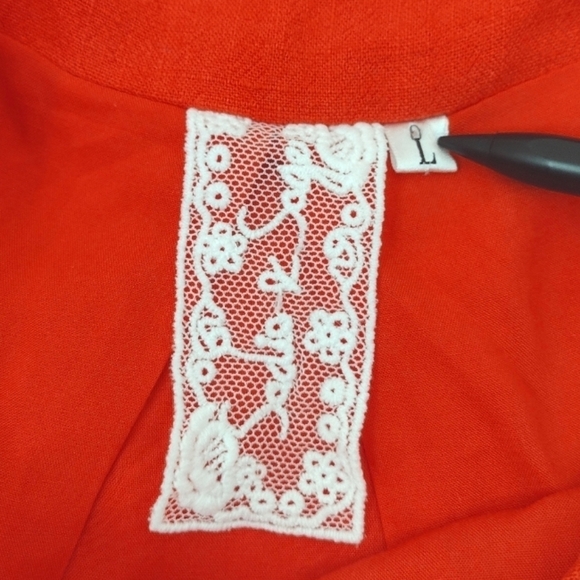 Sadie & Sage women's orange sleeveless, tank dress size (L) - Picture 3 of 11